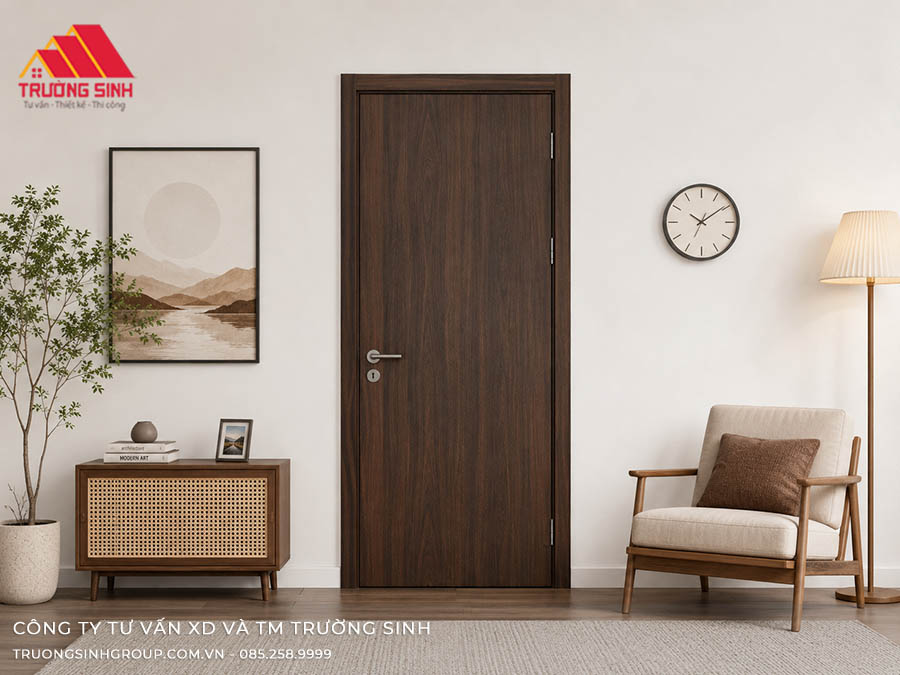 Màu sắc cửa Composite theo màu tường
